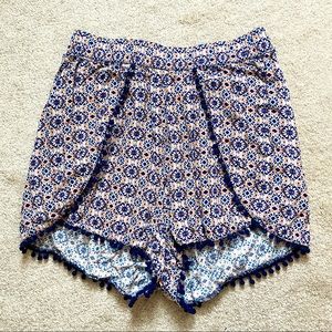 Colorful Boho Dolphin Cut Shorts, 10